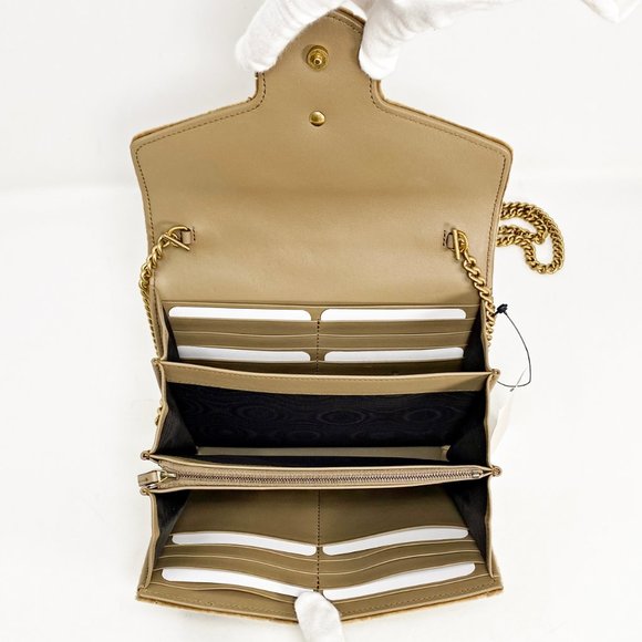 Gucci GG Marmont Matelassé Velvet Mini Chain Bag - Picture 6 of 8